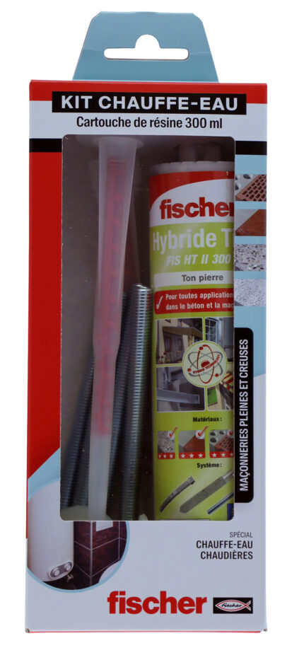Kit scellement chauffe-eau 300 ml-6/bte