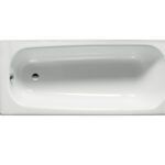 Contesa 170 np pied vis blanc (baignoire en acier émaillée)
