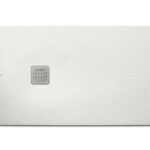 Polo+ receveur en stonex sans vidage avec grille 1200x900 blanc