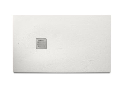Polo+ receveur en stonex sans vidage avec grille 1200x900 blanc