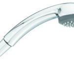Douchette 1 jet ABS chromé, COBRA, avec système anti-calcaire