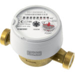 1708 - Compteur divisionnaire pré-équ.télérelève MidR100 eau froide+chaude DN15