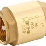 Clapet double guidage laiton ACS Série 306 à disque POM Femelle BSP DN1/2 PN16